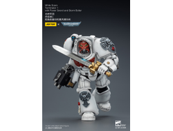 Терминатор Белых Шрамов (Warhammer 40K) - КОЛЛЕКЦИОННАЯ ФИГУРКА 1/18 White Scars Terminator with Power Sword and Storm Bolter (JT03189) - JOYTOY