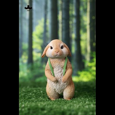 Зайчик с рюкзаком - Коллекционная фигурка 1/4 American Lop Rabbit Figurine (X42402A) - JXK
