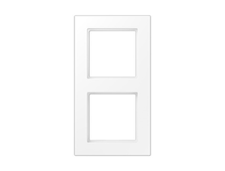 Рамка 2 поста, цвет матовый белый - A550 - Jung A5582BFWWM