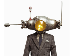 Робот-клерк GansBoy - Коллекционная ФИГУРКА 1/12 scale GansBoy (CS020) - Damtoys x COALDOG x Kow Yokoyama