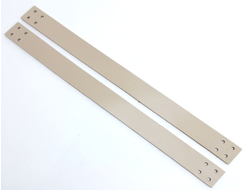 Ручки для сумки кожаные 25 см пришивные пара цвет крем