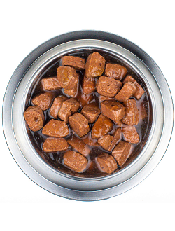 Мнямс влажный корм (консерва) для собак "Красивая шерсть" с ягнёнком 400 г