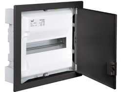 Электрический распределительный щит 1 ряд, 14 модулей Solera Metalbox, графит