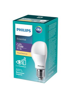 Лампа светодиодная Philips ESS LED Bulb 9W E27 3000K 230V 1CT