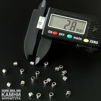 Цилиндры малые "Точечки" 3,2х2,8 мм, цена за набор