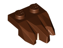 Plate, Modified 1 x 2 with 3 Claws / Rock Fingers, Reddish Brown (27261 / 6251403)