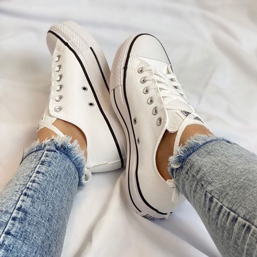 Converse белые женские