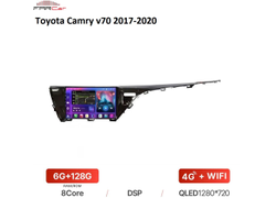 Штатная магнитола FarCar XL1069M для Toyota Camry v70 2017-2020 на Android (6gb/128gb/DSP/WiFi/4G/GPS/BT)