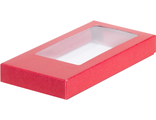 Коробка для плитки шоколада (красная), 180*90*17мм