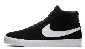 Nike Blazer Mid Black (Черные с белым)