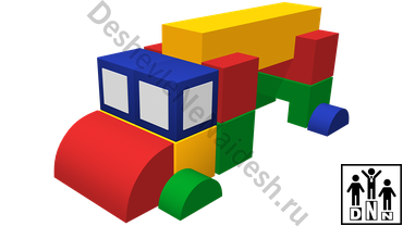 Мягкий игровой комплекс «Большой фургон»