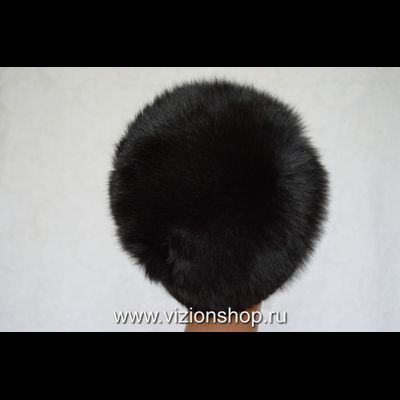 Дизайнерский головной убор женский вязаный Vizio Италия 6470 TP черный