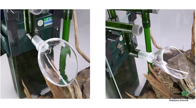 Акриловая насадка Lily Pipe на выход внешнего фильтра