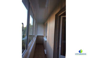 Обшивка балкона. Никольское