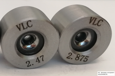 Твердосплавные фильеры волоки диаметром от 2,21 мм до 3,30 мм