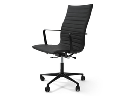 Кресло руководителя LSHARP/А черный/черный