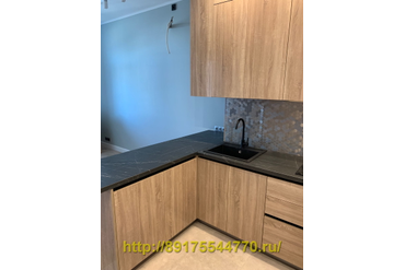 030-1 Кухня.
Фасады: МДФ AGT.
Корпус: ЛДСП Egger U200 ST9 Бежевый.