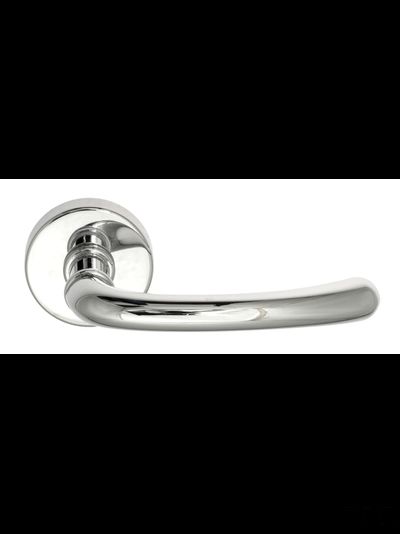 Дверная ручка на круглом основании Fratelli Cattini &quot;ISEO&quot; 7-CR полированный хром