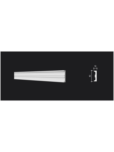 Декор Дизайн DD629 молдинг из дюрополимера, 2 м.