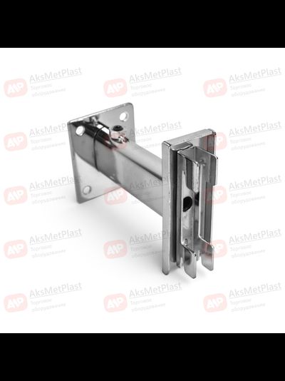 KM10 Дистанционное крепление хромированное к стене колонны регулируемое длина 70—115 мм