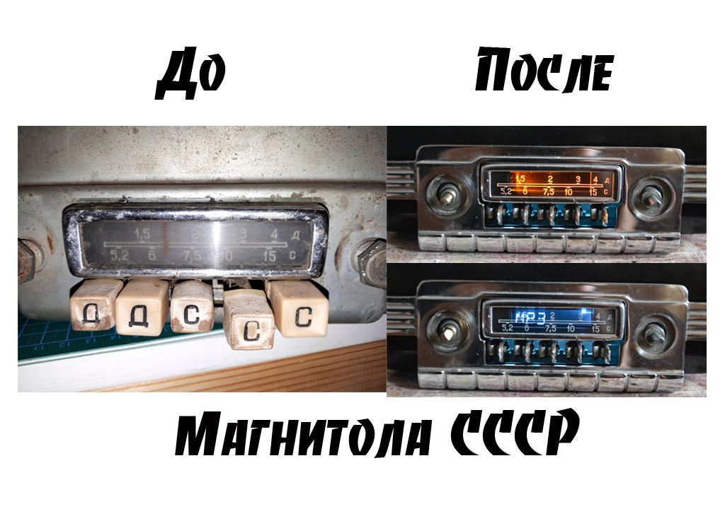 Магнитола СССР - ретрофит радиоприемников для ретроавтомобилей