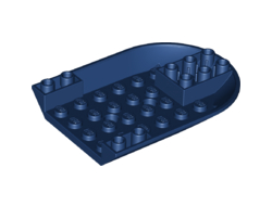 Aircraft Fuselage Forward Bottom Curved 6 x 8, Dark Blue (11295 / 6220704)