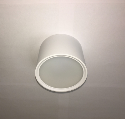 Ecola GX53 H4 5394 св-к накладной СПОТ без обода Белый матовый 82x60 SS53H4ECB