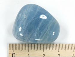 Берилл голубой (Аквамарин), крупная галтовка, Бразилия (31*28*18 мм, 24,3 г) №35147