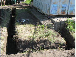 Монтаж контура заземления