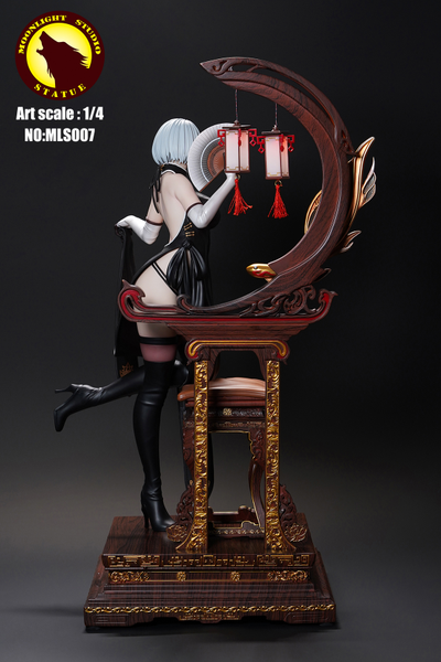 Андроид 2В в съемном платье (Nier: Automata) - КОЛЛЕКЦИОННАЯ СТАТУЯ 1/4  (MLS007) - MOONLIGHT STUDIO