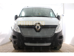 Защита радиатора Renault Master 2014- chrome верх