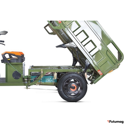 Грузовой электротрицикл Rutrike Дукат 1300 60V1000W зеленый