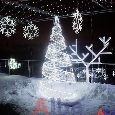 Светодиодная конусная Елка-спираль, 3,0 м 3,0 м