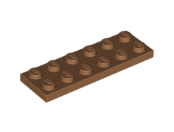 Plate 2 x 6, Medium Nougat (3795 / 6313600)