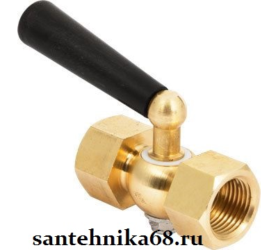 Трехходовой кран РОСМА ДУ15 G1/2 - G1/2 для неагрессивных жидкостей