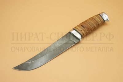 Нож &quot;Н5&quot;  черный дамаск  ЗЗОСС  Златоуст