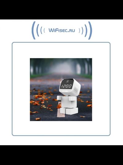 DE-WMrobot-clock Видеоняня WiFi-LAN видеокамера моторизированная с DVR, HD 960 p (cam360)