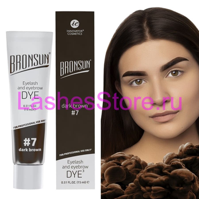 Краска BRONSUN для ресниц и бровей "Gel Dye" (15 мл)
