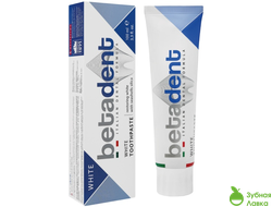 BETADENT WHITE ЗУБНАЯ ПАСТА для деликатного отбеливания (100 МЛ)