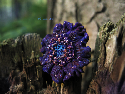 Волшебное кольцо "Пыльца Фей" из коллекции необычных украшений с цветами