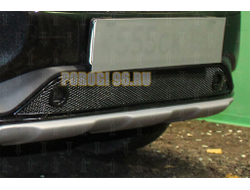 Защита радиатора Volvo XC60 2013-2017 с парктроником black