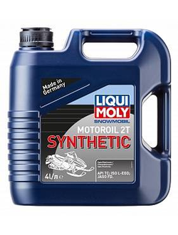 Масло моторное Liqui Moly для 2-х такт. снегоходов Snowmobil Motoroil 2T Synthetic L-EGD - 4 л. (Синтетика) (2246)