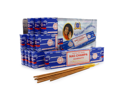 SATYA прямоуг. благовония Nag Champa НАГ ЧАМПА 15гр. блок 12 шт.