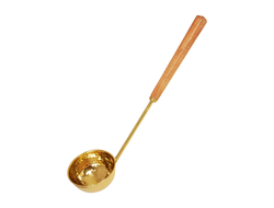 Черпак ЛАТУНЬ 40см "Русский пар"