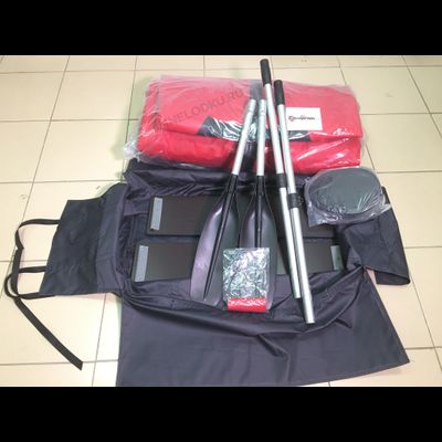 Моторная лодка Таймень NX 3400 НДНД PRO красный/черный