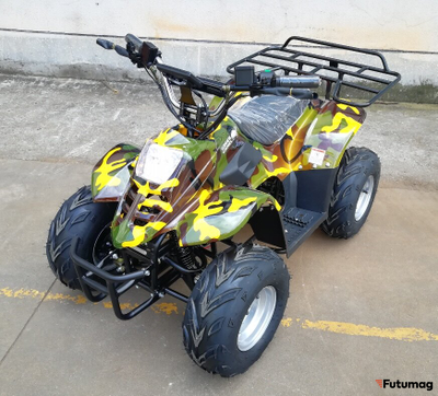 Квадроцикл GreenCamel Gobi K70 (30Ah 36V 800W R7 Дифференциал) Армейский-желтый