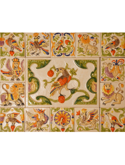 Сокол-Cпутник (изразцовая плитка)