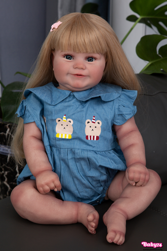 Кукла реборн — девочка  "Любаша" 60 см