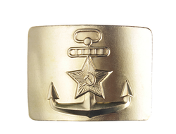 Бляха латунная ВМФ СССР