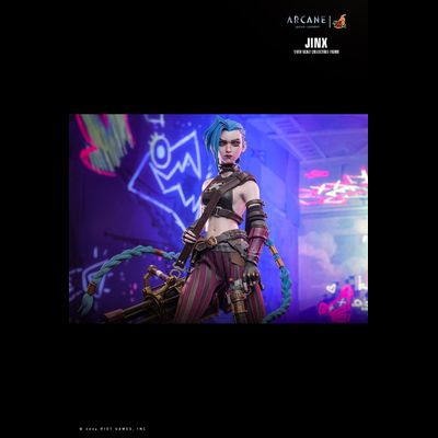 ПРЕДЗАКАЗ - Джинкс  (Аркейн, Лига Легенд) - Коллекционная ФИГУРКА 1/6 &quot;League of Legends: War of Two Cities II&quot; Jinx (TMS137) - Hot toys ?ЦЕНА: 43900 РУБ.?